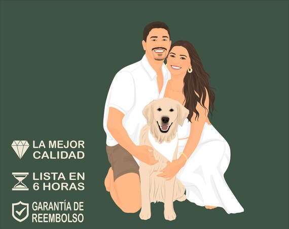 Ilustración sin rostro de retrato digital minimalista personalizado. Arte imprimible. Regalo personalizado.