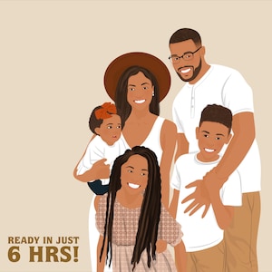 Custom portrait. Cartoon Portrait From Photo. Custom Faceless Portrait. Portraits. Digital Faceless Portraits. Profile Picture. Illustration