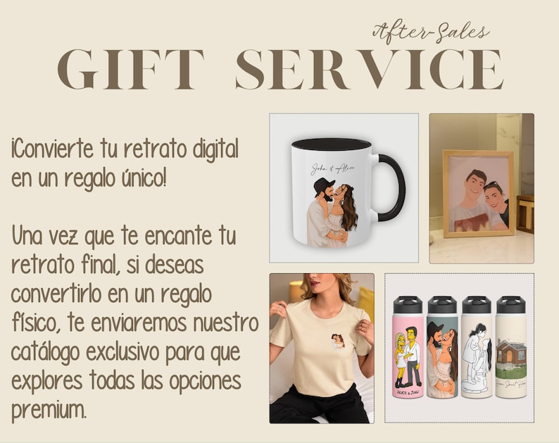 Ilustración sin rostro de retrato digital minimalista personalizado. Arte imprimible. Regalo personalizado. image 10
