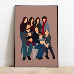 Retrato sin rostro, ilustración personalizada, foto personalizada, ilustración fotográfica, retrato personalizado, regalo de novio, regalo de novia imagen 5