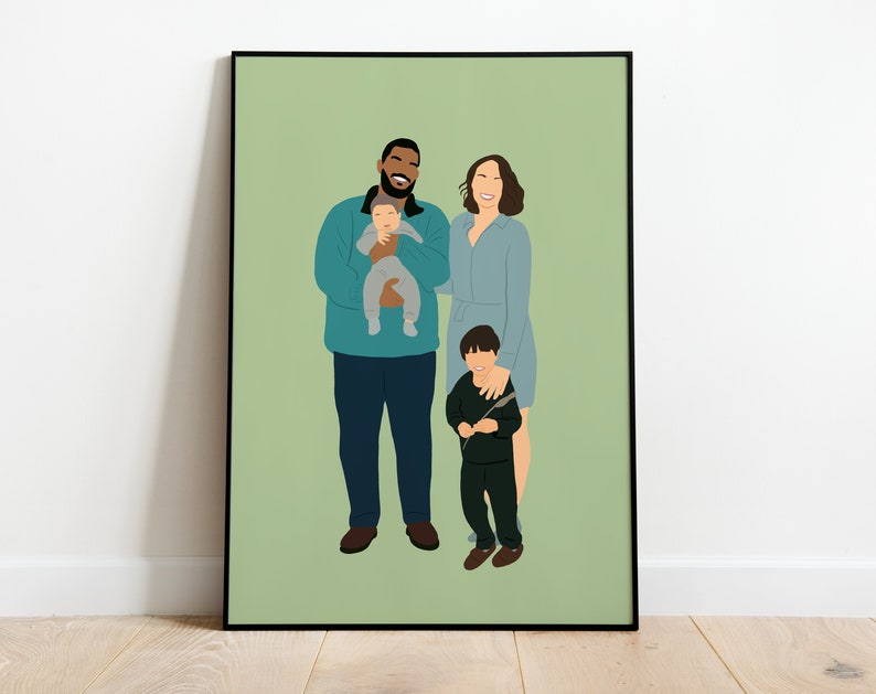 Retrato sin rostro, ilustración personalizada, foto personalizada, ilustración fotográfica, retrato personalizado, regalo de novio, regalo de novia imagen 6