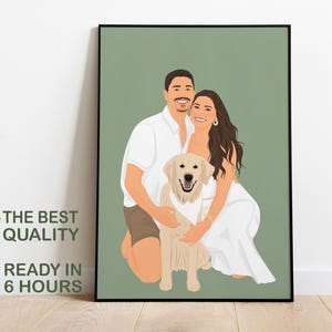 Stampa ritratto senza volto, disegno e illustrazione digitale, disegno da foto, arte digitale, ritratto personalizzato da foto, illustrazione digitale