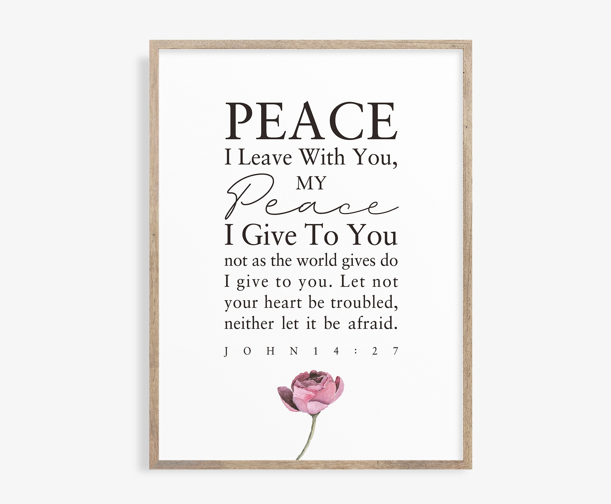 Peace I Leave With You Peace I Leave With You