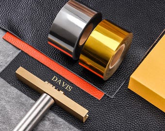 Gold Foil, Hot Foiling Leather, Foil Stamping for Paper, Pencils More, Hot Foil Stamping, the default width be 2 cm.