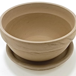 Blomkrukor, växtkrukor, fat, Spang, tillverkade i Tyskland, lera, basalt