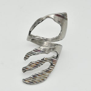 Big  Rings, Long Statement Ring  ,full finger ring , Large statement ring, Unique Big Ring size 14