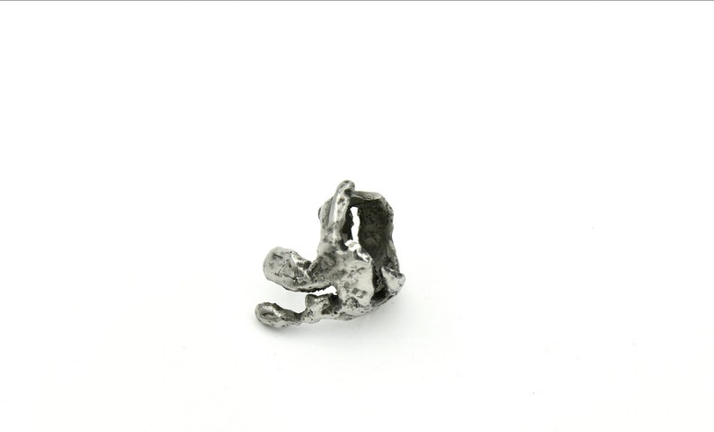 wide statement ring Impressive ring tree bark ring Wide band