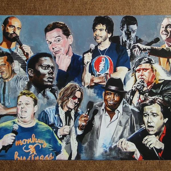 4x5.25 inch Dead Comedians Society (Stand-Up) magnet