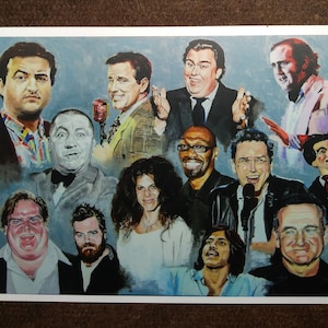 4x5 inch Dead Comedians Society (Comedic Performers) sticker