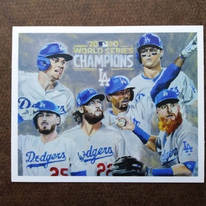 3x3.75 inch L.A Dodgers sticker