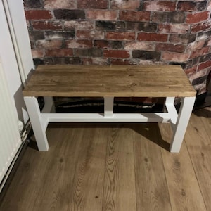 Scaffold plank bench