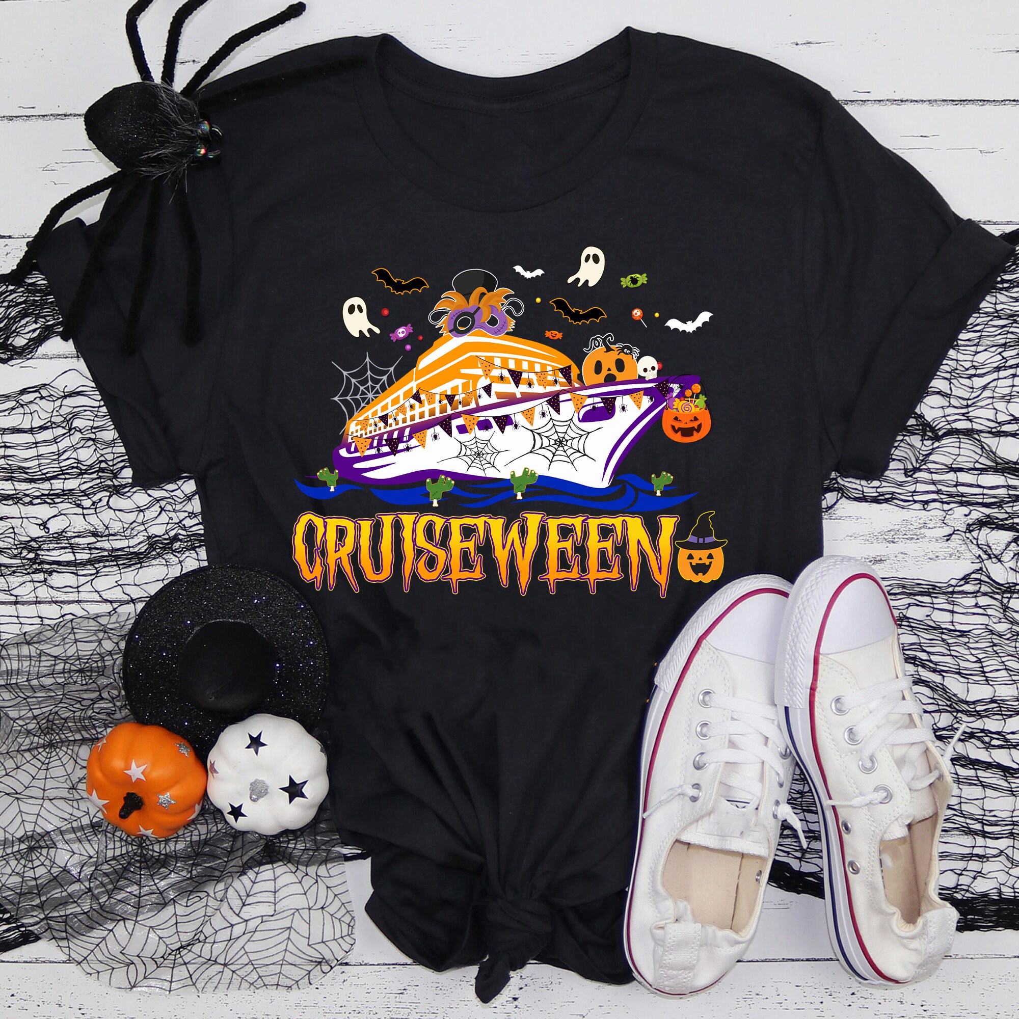 Discover Cruiseween, Halloween Cruise 2022, Halloween Cruise Squad T-Shirt