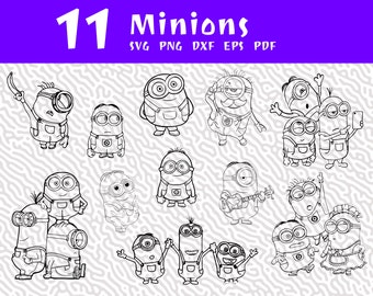 Download Minion Svg Etsy SVG Cut Files