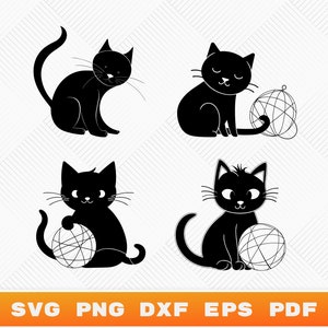 Cat Silhouette | Cat SVG | Cat Head SVG | Cat Face SVG | Cat Cut Files | Cat Design | Kitten Svg | Cat Vector | Kitty Svg | Pet Silhouette