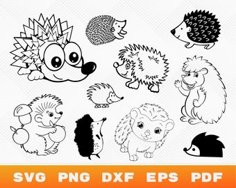 Cute Hedgehog Svg, Hedgehog Clipart, Hedgehog Silhouette, Peeking Hedgehog Svg, Woodland Animals Svg, Hedgehog Svg Bundle, Cricut Cut File