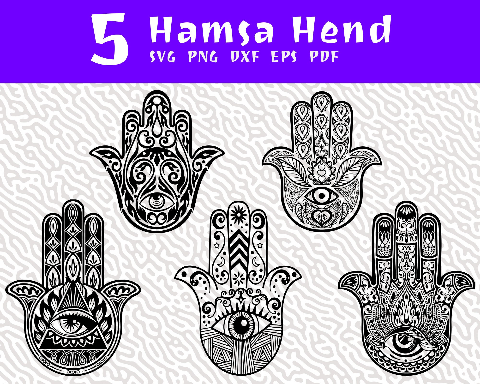Download Hamsa Svg Mandala Svg Hamsa Hand Svg Boho Hand Svg Yoga Etsy