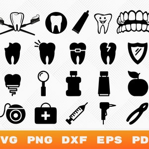 Dental SVG, Tooth Svg, Dentist Svg, Dental Clipart, Dental Clinic Svg files para Cricut