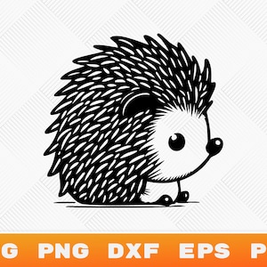 Hedgehog SVG Cut file, Hedgehog Lover Svg, Cute Hedgehog Svg, Funny Hedgehog Svg, Hedgehog Shirt Svg, Hedgehog silhouette, Hedgehog Clipart