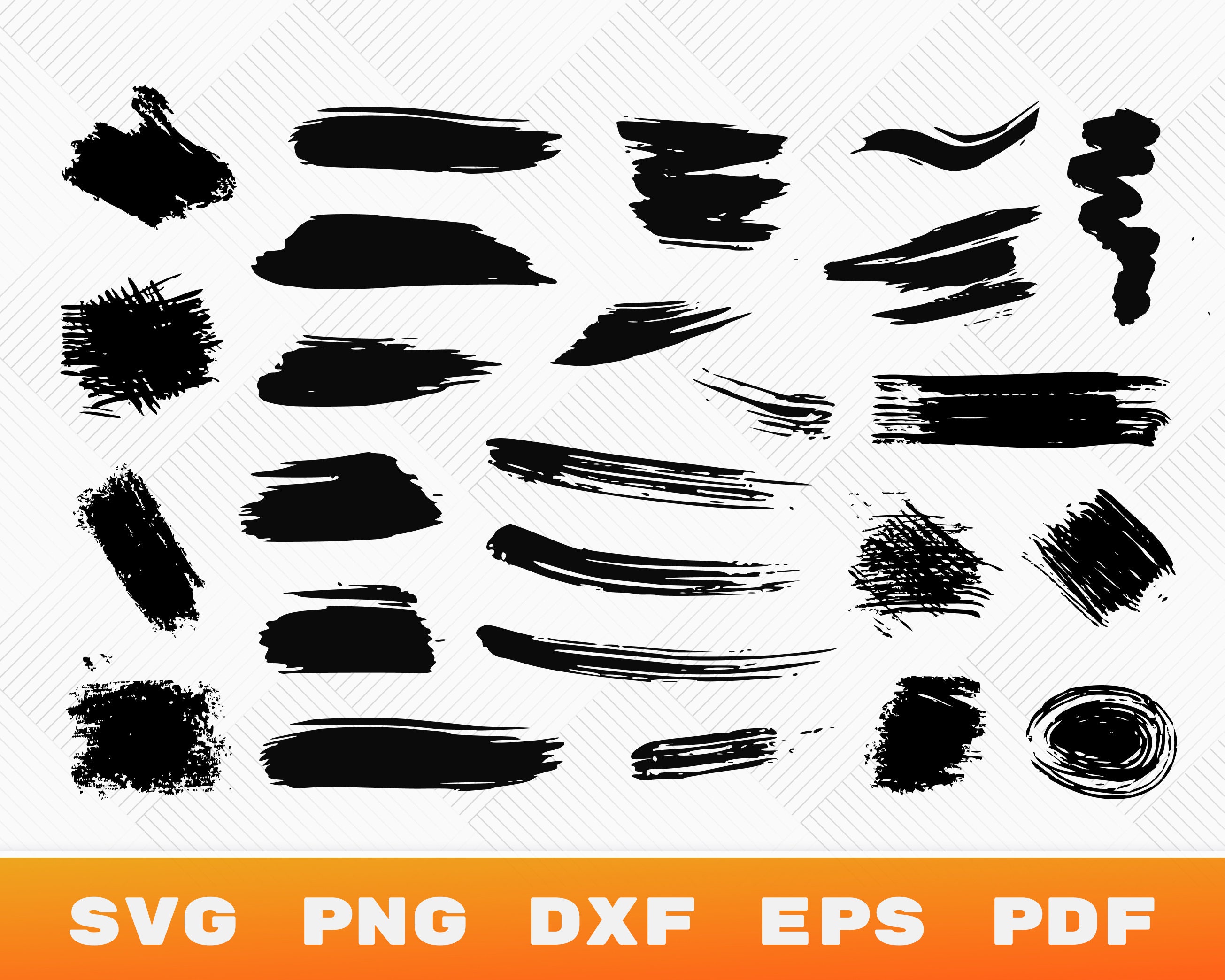 Paint Brush SVG, Paint Line Svg, Paint Brush Stroke Svg, Paint Brushes