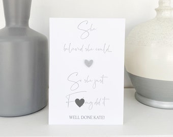 Personalised Congratulations Card, Well Done, Passed Driving Test, Exam Well Done,