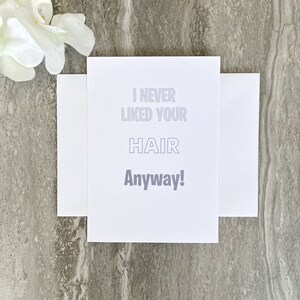 Funny Cancer Card, of You Card, Cancer Support Card, Humor, Empathy Card, Cancer Fighter, Aanmoedigingskaart, (SKU NOOIT LEUK GEVONDEN)