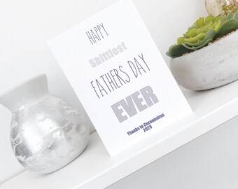Shittiest Fathers Day EVER Card