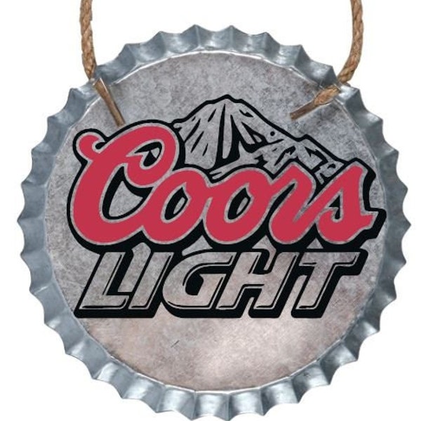Coors Light Metal Signs Etsy