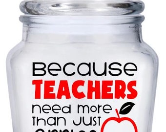 Download Teacher Candy Jar Etsy