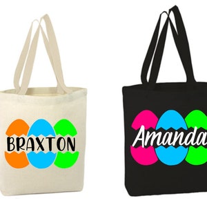 Personalized Solid Egg Tote-Bag