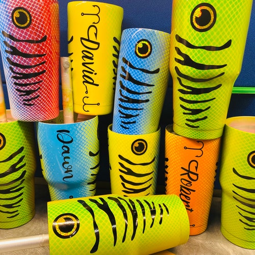 Fishing Lure Tumbler Etsy