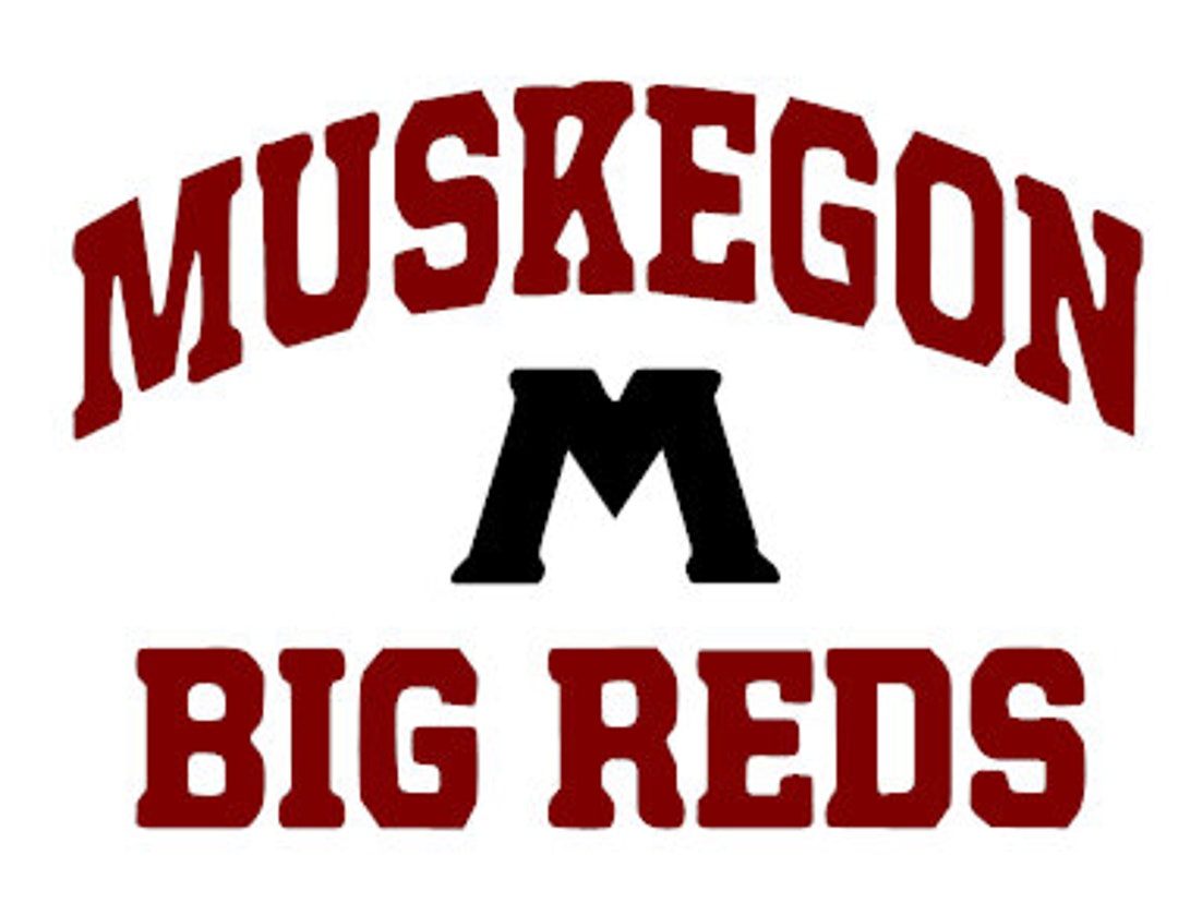 Muskegon M Big Reds Vinyl Decal - Etsy