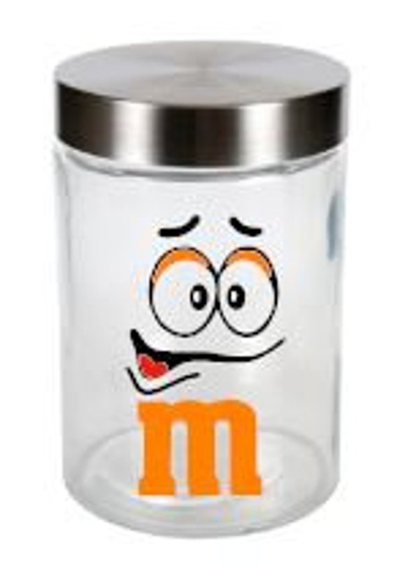 Logo M&Ms® Plain in Lg Glass Jar