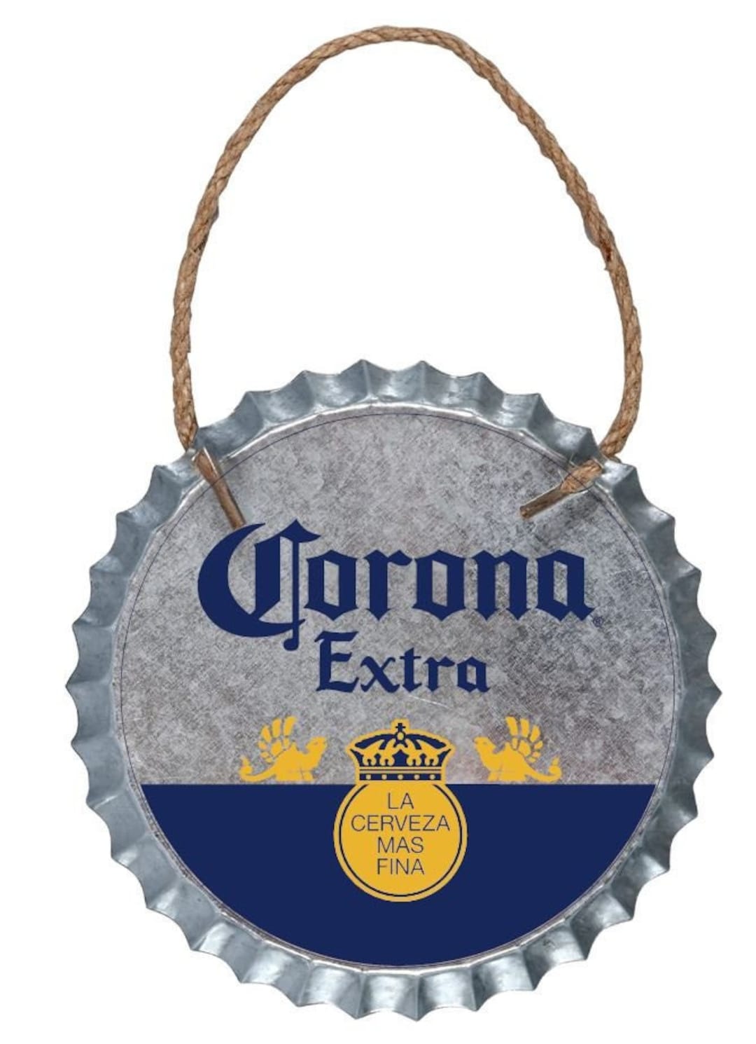 Corona Extra / Beer/ Vodka/ Alcohol/ Galvanized Metal Bottle Cap Wall