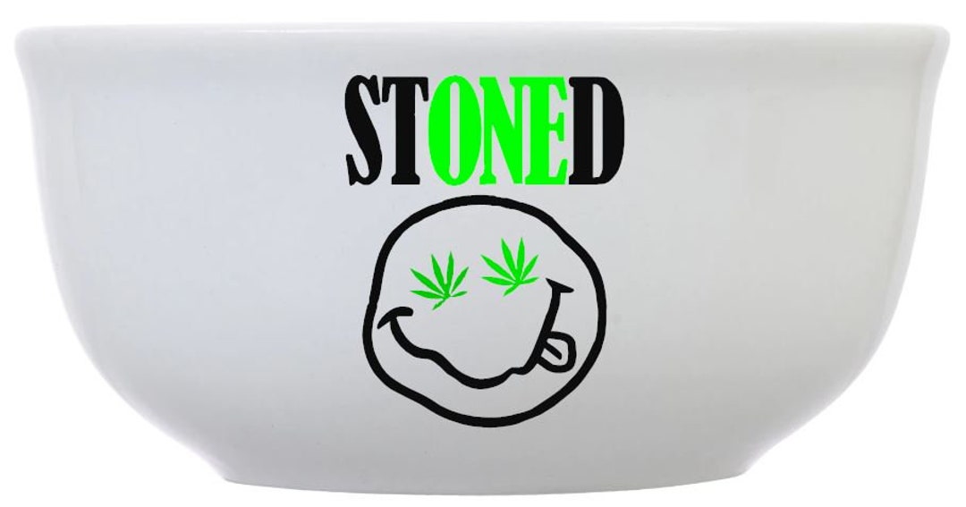 Stoned Cereal Marijuana Bowl 420 Gifts for Her Him Stoner Gift Pothead
