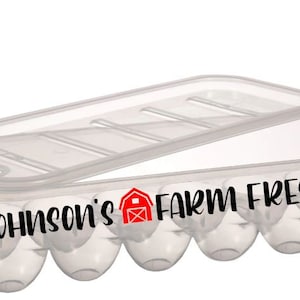 1pc Egg Holder For Refrigerator - Stackable Fresh Egg Tray - Clear