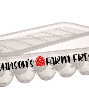 30+ designs! Kitchen egg holders/Fridge egg containers/Reusable Egg Holder/Storage with Funny Saying/personalized