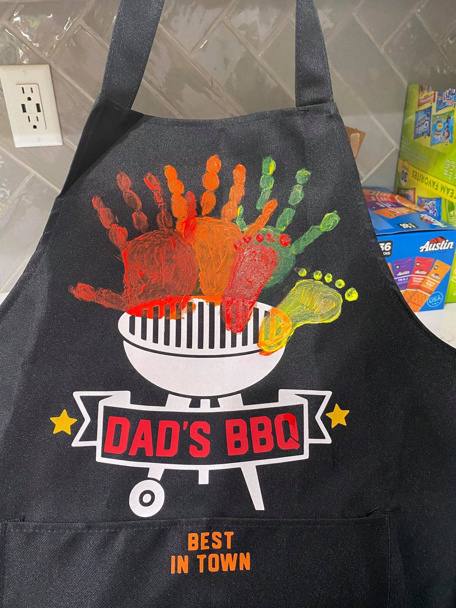 Dad's Grilling Apron/Papa's/Grandpa's/Papa's Apron