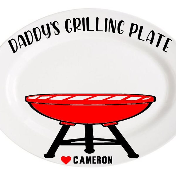 Grilling PLATTER /dad/papa/stepdad/papaw/poppi/uncle/brother