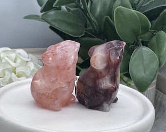 Genuine Crystal Mouse Figurines • Hand-Carved Animal Carvings