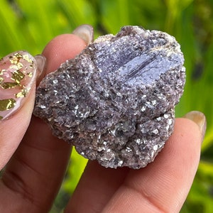 Natural, Raw Purple Lepidolite Crystal Specimen • Purple Lepidolite • Raw Lepidolite • Purple Mica • Natural Mica Crystal • Lithium Crystal