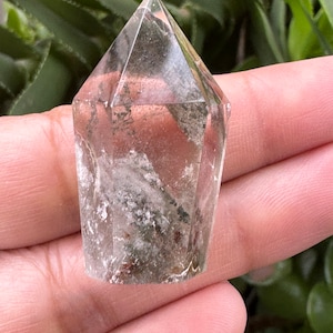 Garden Quartz Towers • Lodolite Garden Quartz • Chlorite Included Quartz • Chlorite and Hematite Phantom Quartz  from Brazil
