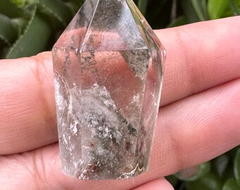 Garden Quartz Tower – Mesmerizing Natural Lodolite Crystal, Colorful Included Quartz, One-of-a-Kind Enchanted Garden Gemstone
