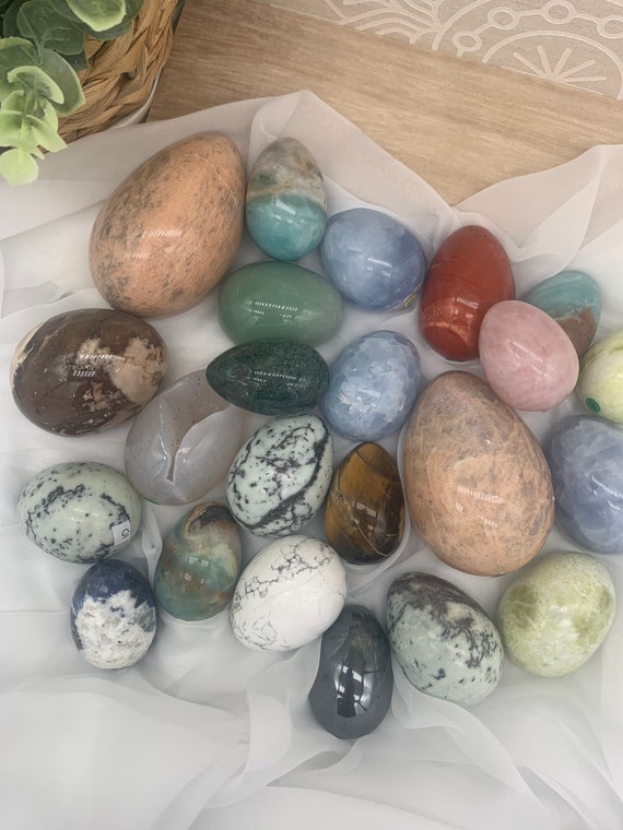 CRYSTAL EGGS Easter Eggs Crystal Easter Eggs Crystal Egg Etsy