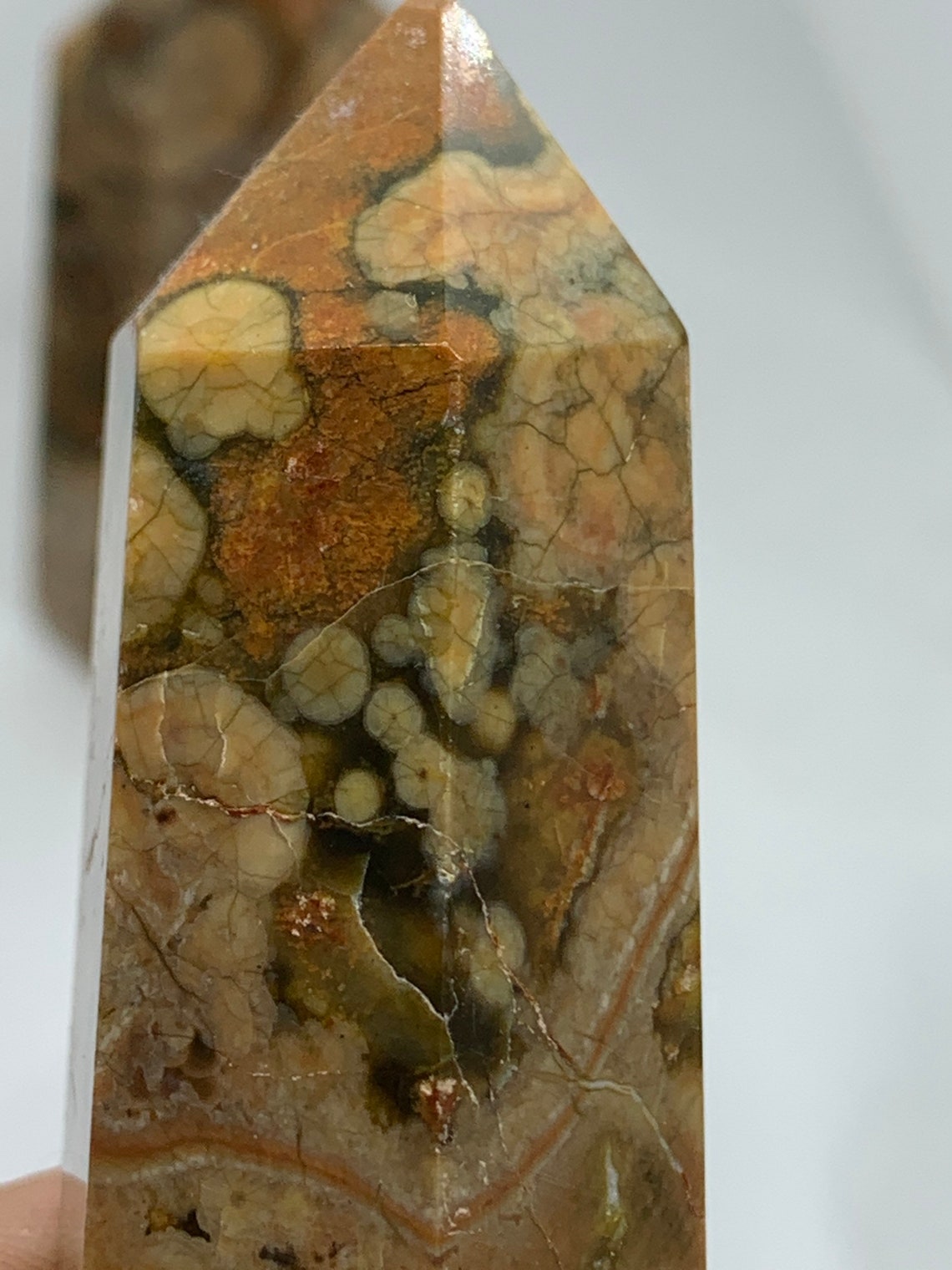 Rainforest Jasper Towers tan color Etsy