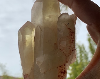 Natural Citrine Cluster Points • Citrine • Citrine Points • Natural Citrine • Citrine Cluster