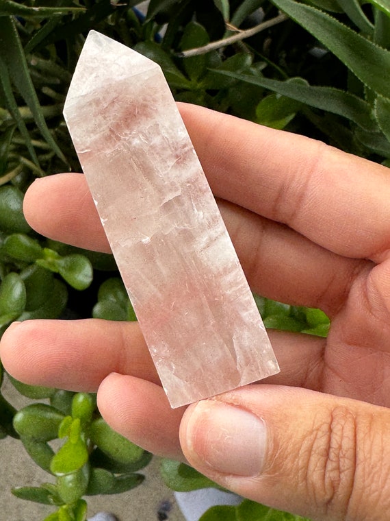 Pink Calcite • Pink Calcite Towers • Pink Calcite Points • Pink Calcite Obelisk • Pink Crystal •