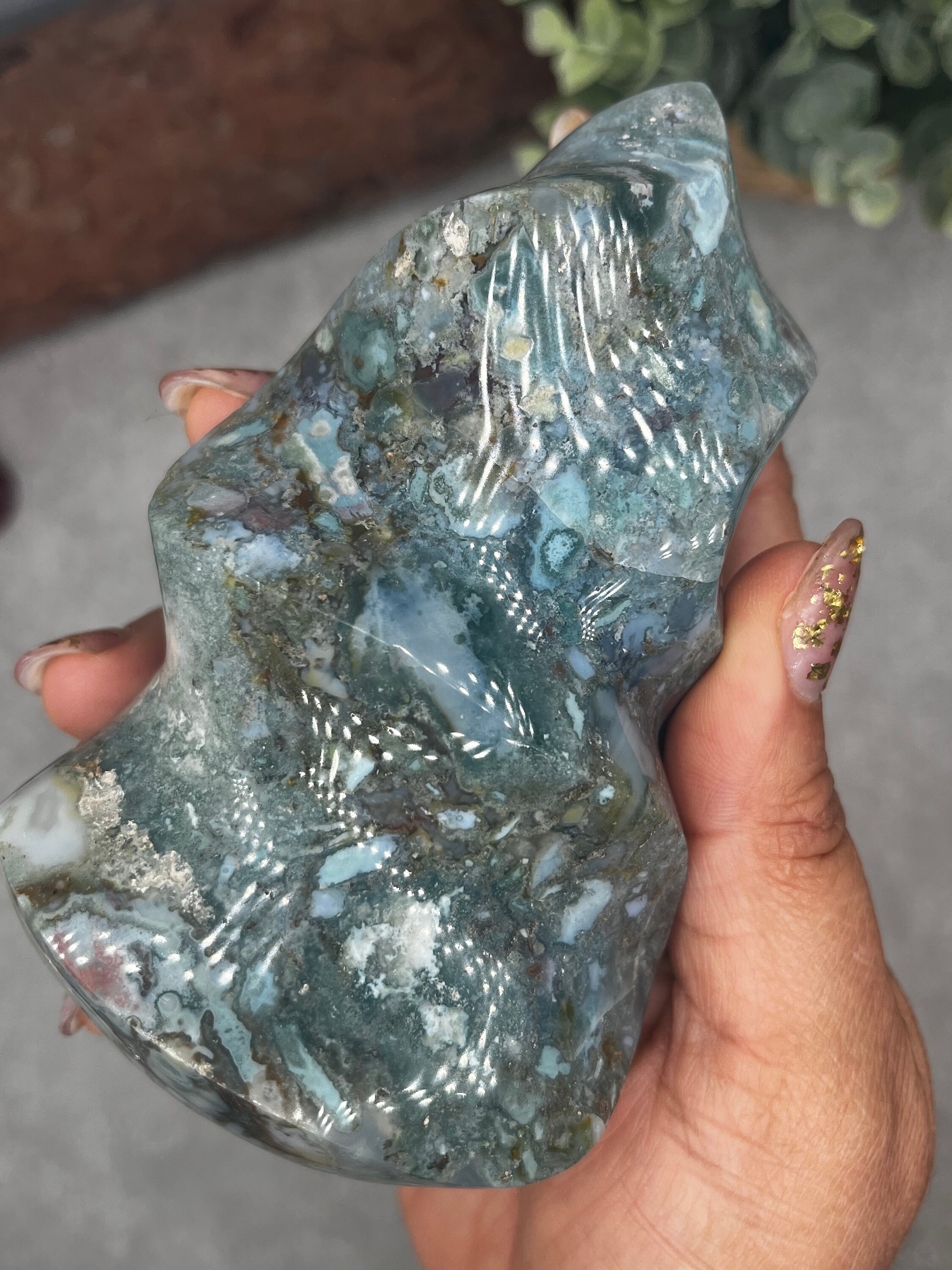 オーシャンジャスパー • オーシャンジャスパーフレーム • クリスタル