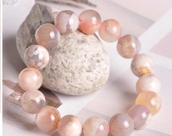 Flower Agate Beaded Bracelets