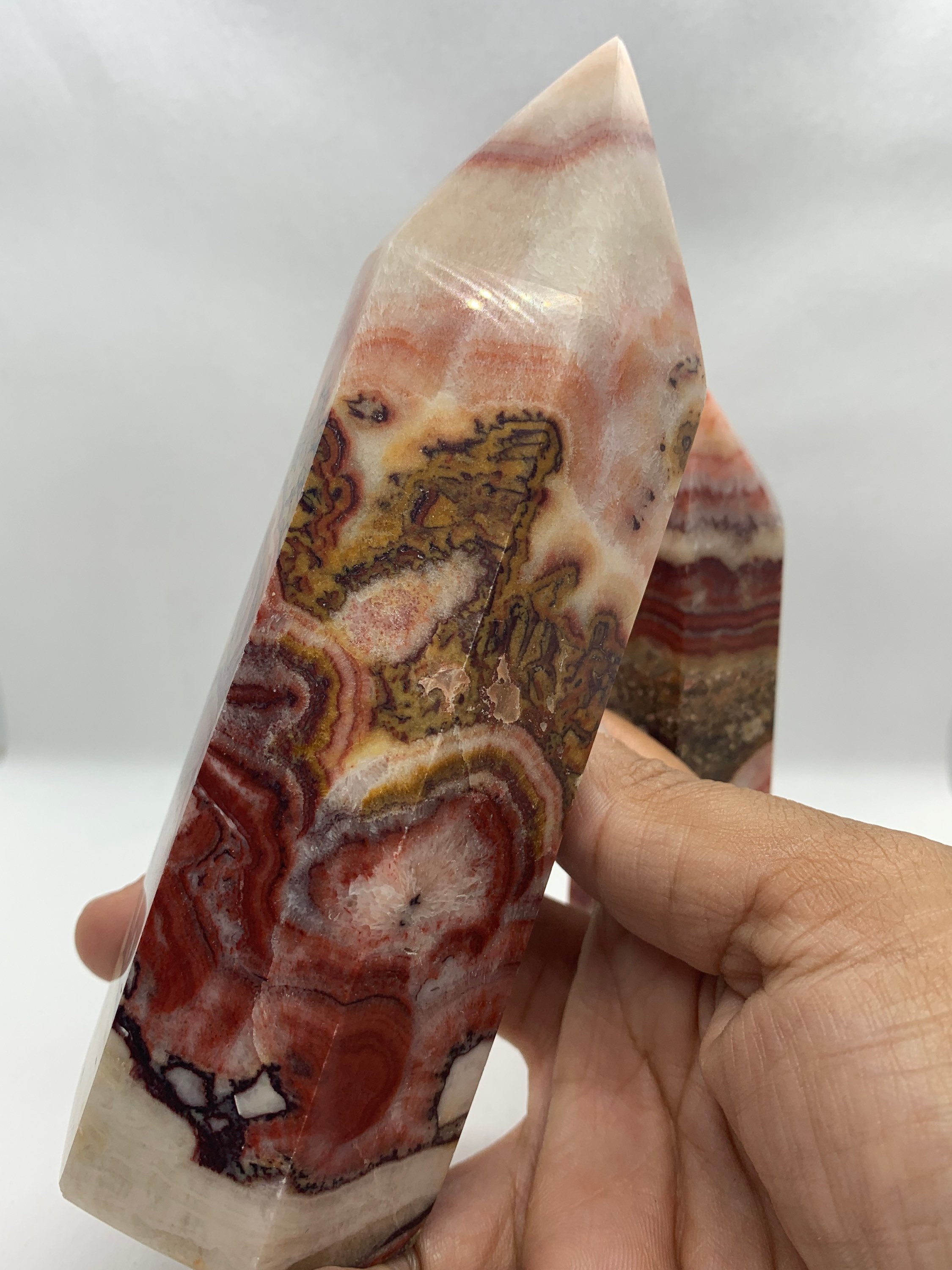 LARGE Dali Jasper Pork Stone Crystal Towers Dali Jasper Etsy