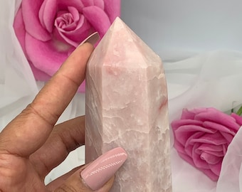 Pink Opal • Crystals • PINK OPAL Towers • Pink Opal Points • Crystal Towers • Pink Opal Crystals • Crystal • Genuine Pink Opal • Real Opal